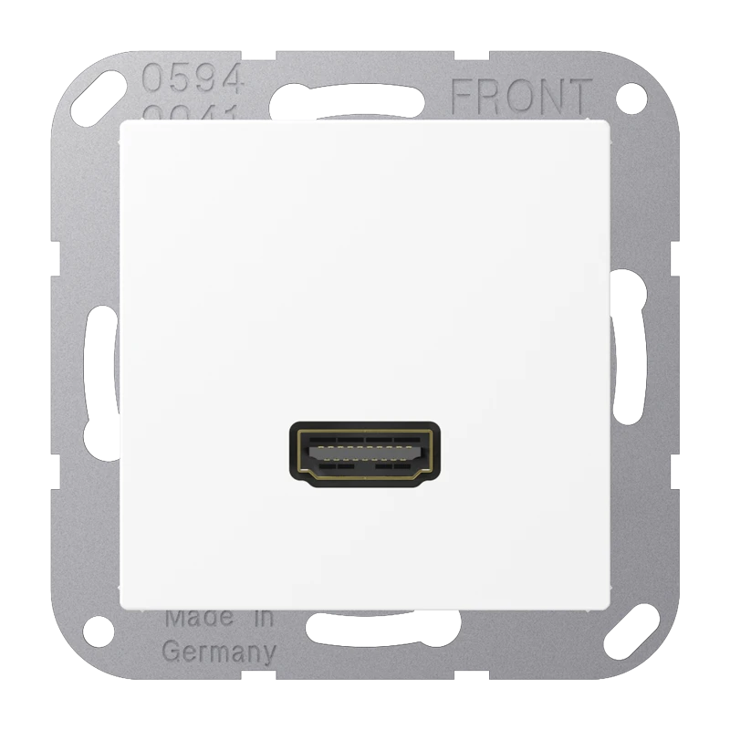 Лицевая панель с HDMI-интерфейсом, белоснежный матовый