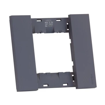 Рамка 1-ая цвет-Грифель матовый MEITON AA4802AL