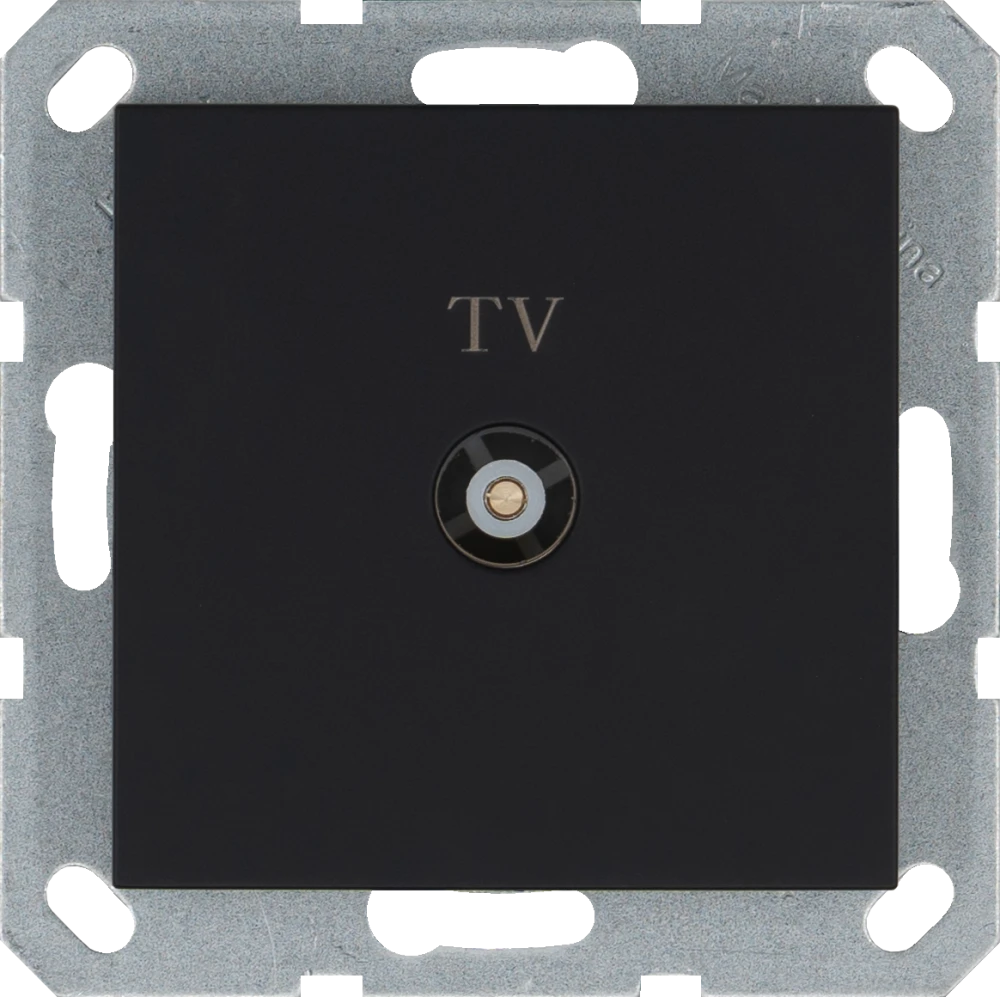 TV-розетка Jasmart TV в цвете «Черный матовый»