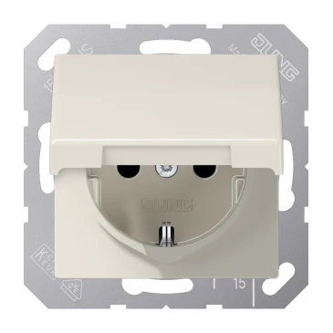 SCHUKO®-розетка, Дюропласт, слоновая кость