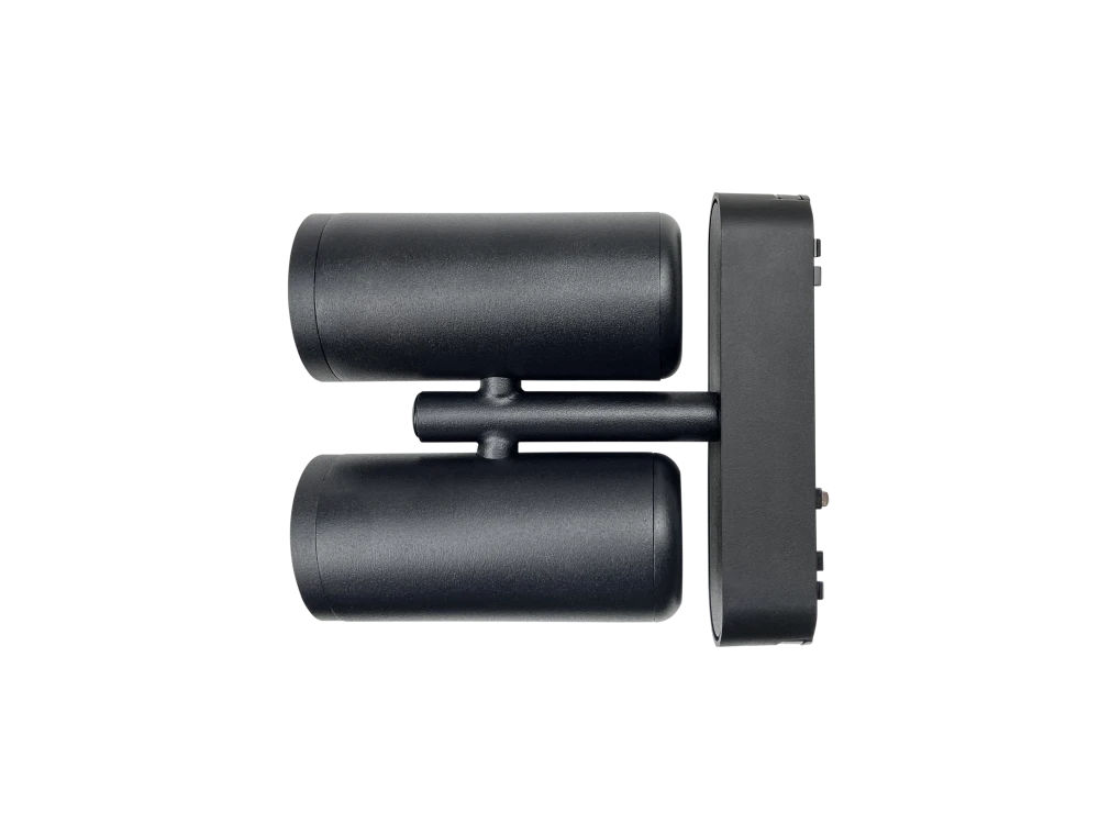Трековый светильник SLIM 48V, 8W*2, Ø42, 4000K, 36°, черный