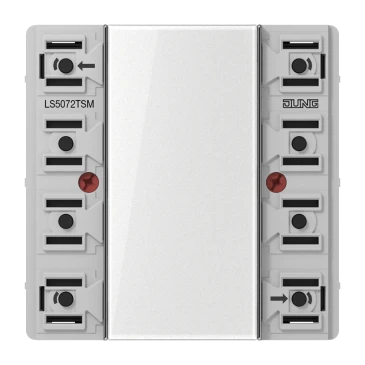 Стандартный кнопочный сенсорный модуль KNX 2 группы, F50