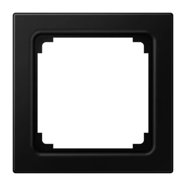 Промежуточная рамка, 50 x 50 мм, матовый чёрный графит