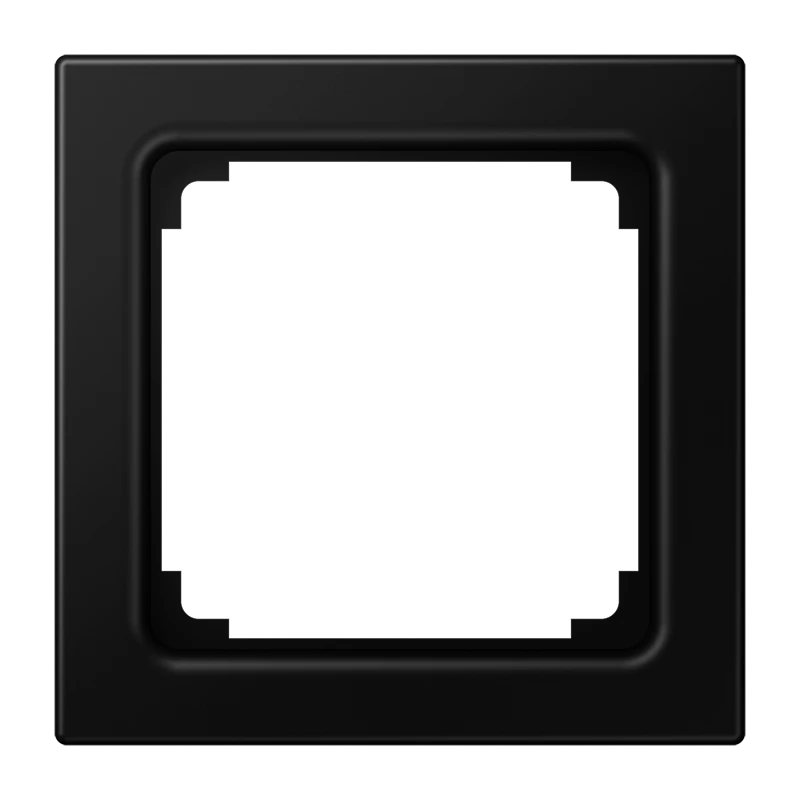 Промежуточная рамка, 50 x 50 мм, матовый чёрный графит