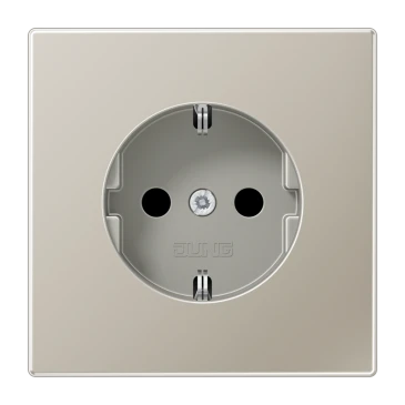 SCHUKO®-розетка, нержавеющая сталь
