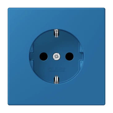 SCHUKO®-розетка, Safety Plus, Дюропласт лакированный, bleu céruléen 31