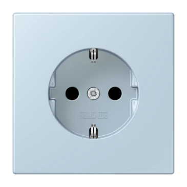 SCHUKO®-розетка, Дюропласт лакированный, outremer clair