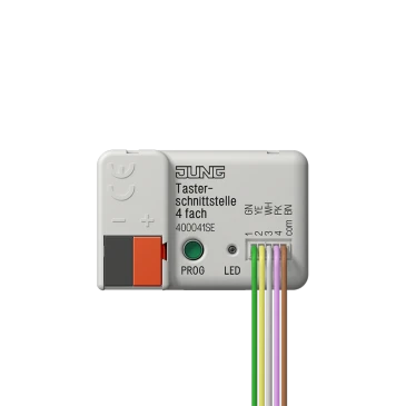 KNX интерфейс кнопок, 4 группы, KNX Secure