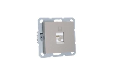 Интернет-розетка RJ-45 Jasmart в цвете «Шампань»