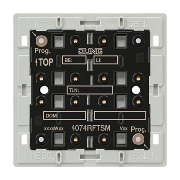 KNX радио кнопочный модуль 4 группы, F40