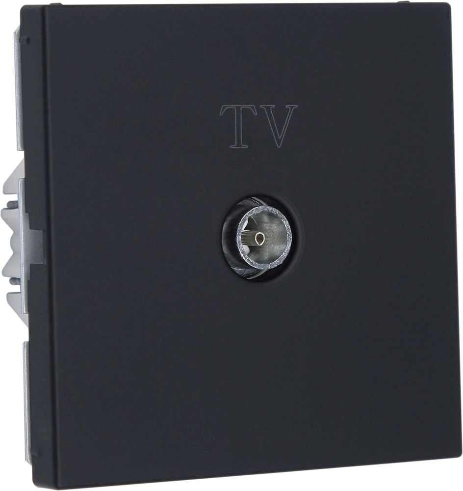 TV-розетка Jasmart TV в цвете «Черный матовый»