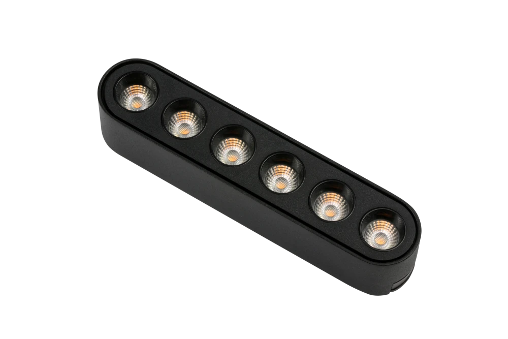 Трековый светильник SLIM 48V, 6W, 114*25*27.5, 3000K, 36°, черный