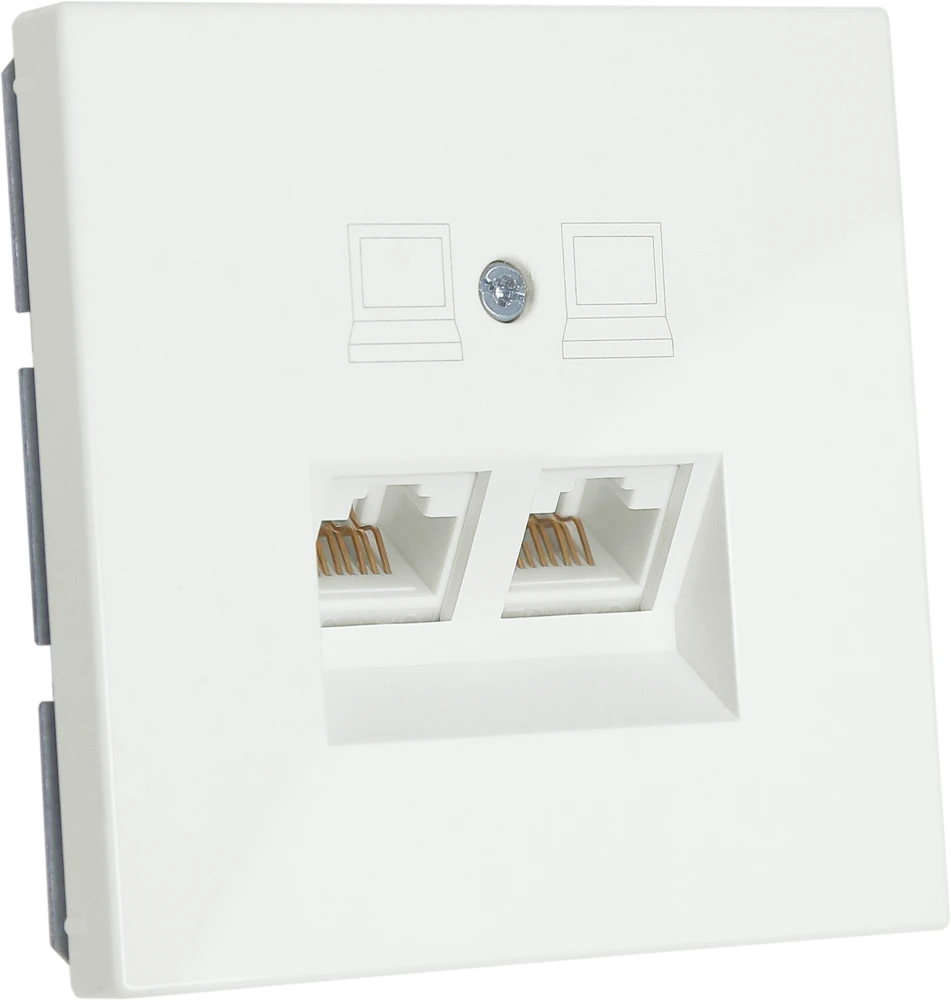 Интернет-розетка RJ-45 Jasmart в цвете «Сахара»