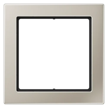 Рамка 1-постовая, нержавеющая сталь (1-постовая, 96 x 96 x 6,3 мм)