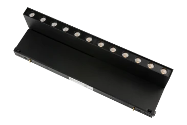 Трековый светильник ONYX 24V, 12W, 260*115*15, 3000K, 38°, черный