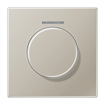 Крышка со световодом 1 группа, для KNX поворотного сенсора, с подсветкой, нержавеющая сталь