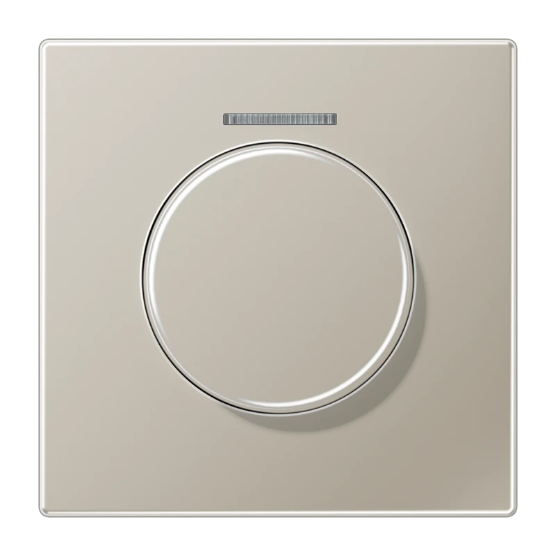 Крышка со световодом 1 группа, для KNX поворотного сенсора, с подсветкой, нержавеющая сталь