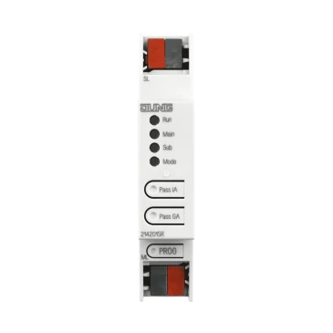 KNX Зональный/линейный соединитель, устройство для крепления на Din-рейку, 1 установочный модуль, KNX Secure