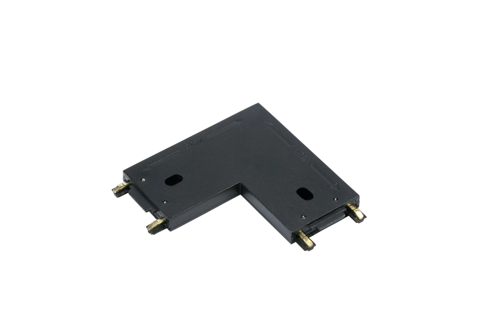 L-образный соединитель SLIM, 48V, черный