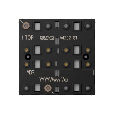 KNX кнопочный сенсорный модуль универсальный 2 группы, F40, KNX Secure