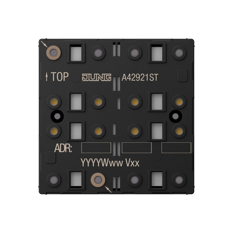KNX кнопочный сенсорный модуль универсальный 2 группы, F40, KNX Secure