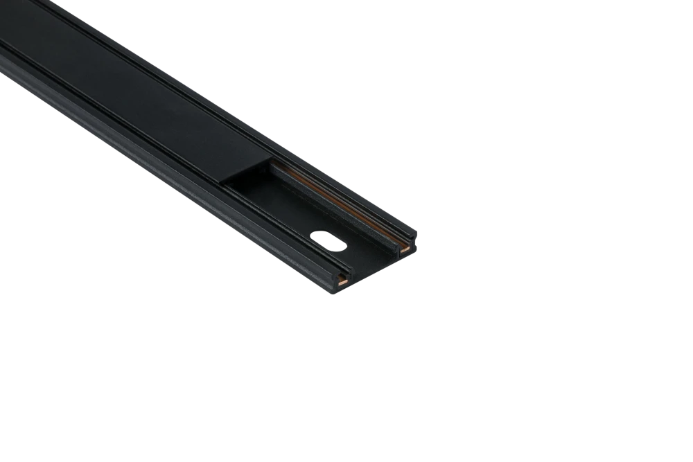 Накладной магнитный трек SLIM 48V, 1000mm, черный