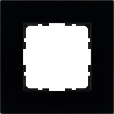 Рамка Jasmart на 1 пост в цвете «Стекло Black Glass»