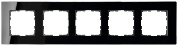 Рамка 5-постовая, стекло Black Glass
