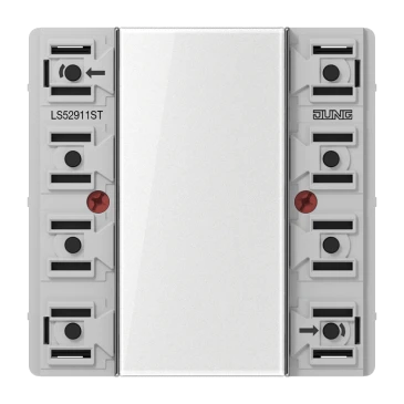 KNX кнопочный сенсорный модуль универсальный 1 группа, F50, KNX Data Secure